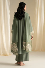 DESERT SAGE-3PC (SHIRT, TROUSER & DUPATTA)