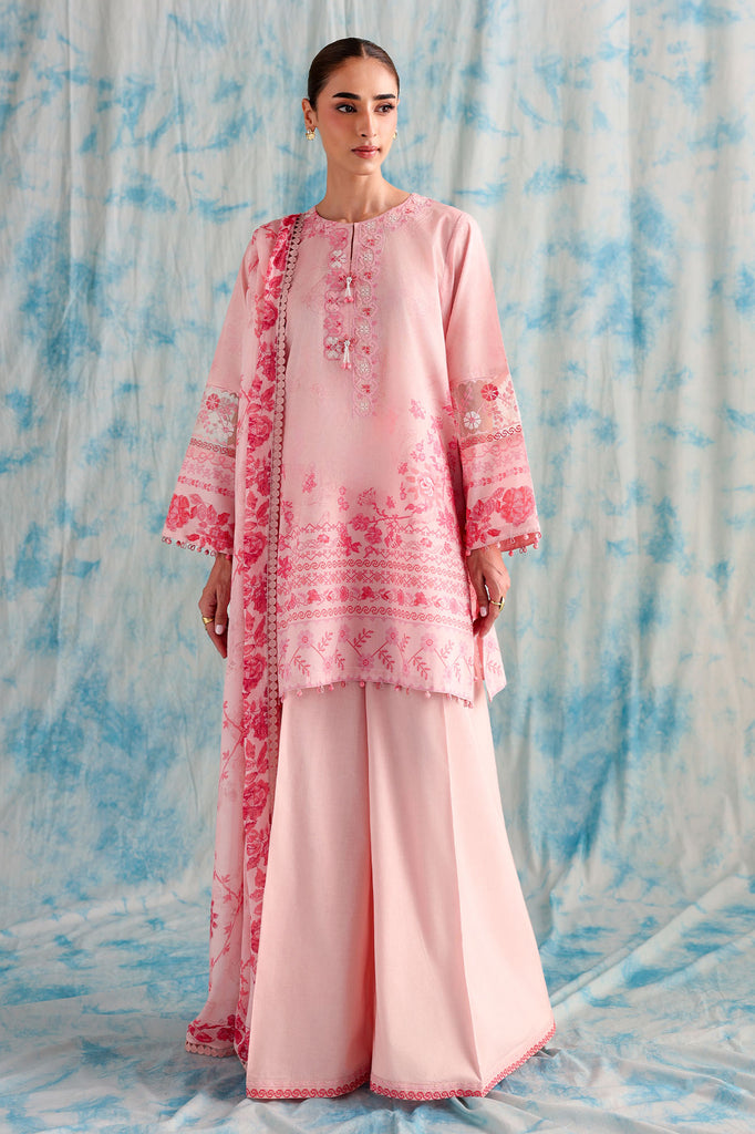 BLUSH THREADS-3PC PRINTED LAWN SUIT