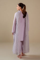 LILAC BLUSH-3PC (SHIRT, TROUSER & DUPATTA)