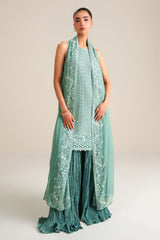 OCEAN ELEGANCE -3PC (SHIRT, TROUSER & DUPATTA)
