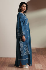 SAPPHIRE GARDEN-3PC (SHIRT, TROUSER & DUPATTA)