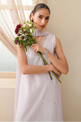 BLUSH BREEZE-3PC CHIKANKARI SUIT