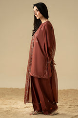 DESERT SUNSET-3PC (SHIRT, SHALWAR & DUPATTA)