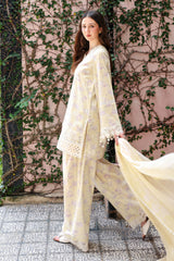 ORCHID FLARE-3PC EMBROIDERED LAWN SUIT