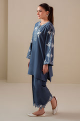 AZURE DUSK-2PC (SHIRT & TROUSER)