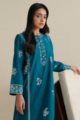 DEEP TEAL-2PC (SHIRT & TROUSER)