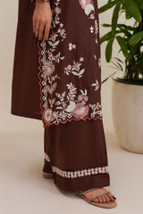 DARK TRUFFLE-2PC (SHIRT & TROUSER)