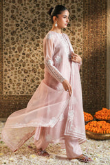 SILVER ROSE-2PC (SHIRT & DUPATTA)