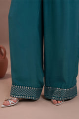 MYSTIC TEAL-2PC (SHIRT & TROUSER)