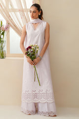 BLUSH BREEZE-3PC CHIKANKARI SUIT