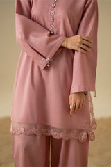 BLUSH BLOOM-2PC (SHIRT & SHALWAR)