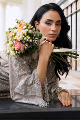 MOONLIT SPARKLE-2PC SILK EMBROIDERED PRET