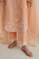 MEADOW BLOOM-3PC EMBROIDERED LAWN SUIT