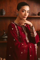 RUBY RADIANCE-3PC (SHIRT, TROUSER & DUPATTA)