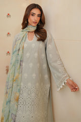 ARCTIC ICE-3PC CHIKANKARI SUIT
