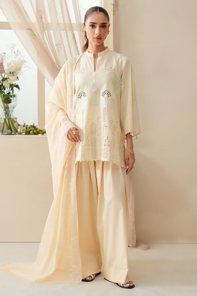 PEARL ROYALE-3PC CHIKANKARI SUIT