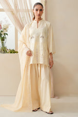 PEARL ROYALE-3PC CHIKANKARI SUIT