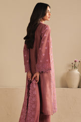 BLUSH EMBRACE-3PC (SHIRT,TROUSER & DUPATTA)