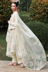 TROPIC MIST-3PC EMBROIDERED LAWN SUIT