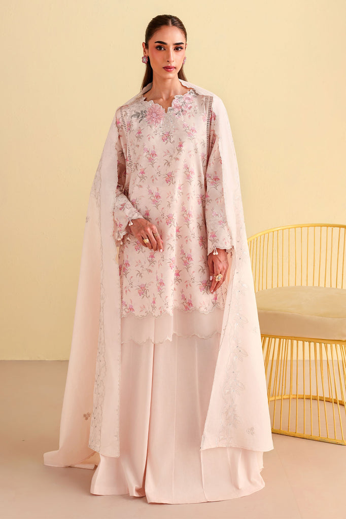 BOTANICAL BLISS-3PC PRINTED LAWN SUIT