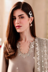 SAGE TINT-3PC EMBROIDERED LAWN SUIT
