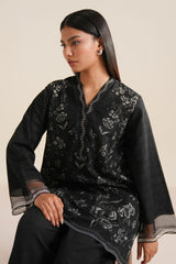 EBONY LUXE-2PC KHADDAR PRINTED SUIT