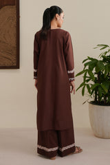 DARK TRUFFLE-2PC (SHIRT & TROUSER)