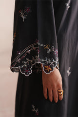 DARK FLORAL-3PC (SHIRT, TROUSER & DUPATTA)