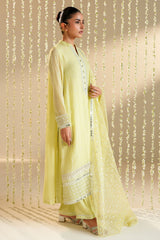 CITRUS BLOOM-3PC (SHIRT, TROUSER & DUPATTA)