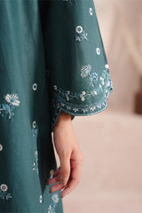 GREEN GLAM-3PC (SHIRT, TROUSER & DUPATTA)