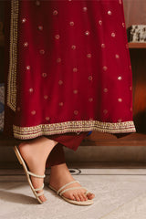 RUBY RADIANCE-3PC (SHIRT, TROUSER & DUPATTA)