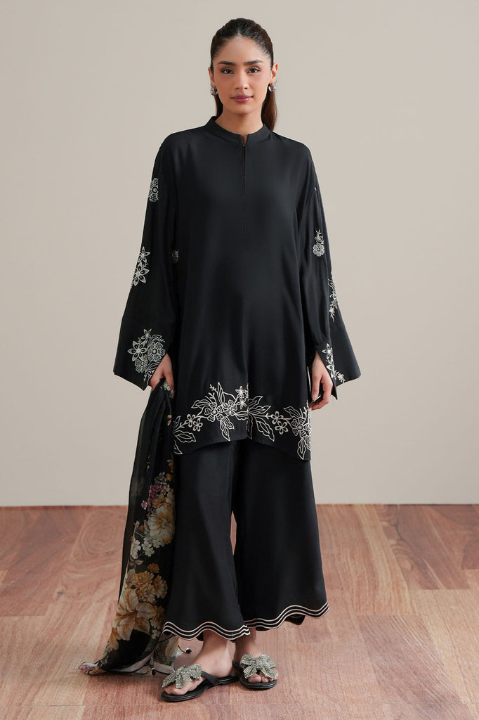 BLACK PALSE-2PC (SHIRT & TROUSER)