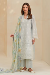 ARCTIC ICE-3PC CHIKANKARI SUIT