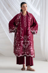 CRIMSON-3PC (SHIRT, TROUSER & DUPATTA)