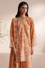 SUN GLOW-3PC (SHIRT, TROUSER & DUPATTA)