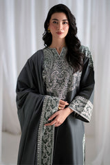 EMERALD GROVE-3PC (SHIRT, TROUSER & DUPATTA)