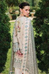 SUBTLE BEIGE-3PC (SHIRT, TROUSER & DUPATTA)