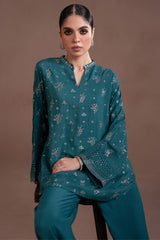 MYSTIC TEAL-2PC (SHIRT & TROUSER)