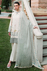 SUBTLE BEIGE-3PC (SHIRT, TROUSER & DUPATTA)