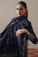 CELESTIAL BLUE -3PC SILK EMBROIDERED SUIT