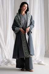 EMERALD GROVE-3PC (SHIRT, TROUSER & DUPATTA)