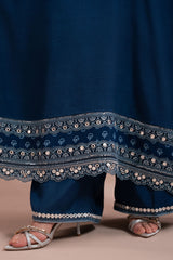 COBALT CHARM-3PC (SHIRT, TROUSER & DUPATTA)