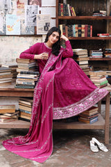 FUCHSIA THREAD-3PC MARINA PRINTED SUIT