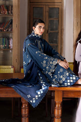 DREAMY DUNE-3PC LINEN PRINTED SUIT