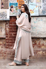 SUBTLE MAZE-3PC MARINA EMBROIDERED SUIT