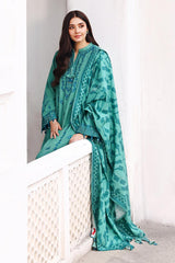 FLEUR WHISPER-3PC KHADDAR EMBROIDERED SUIT