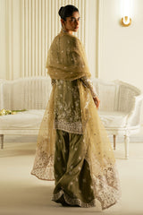 AZURE PEARL-3PC SILK EMBROIDERED PRET