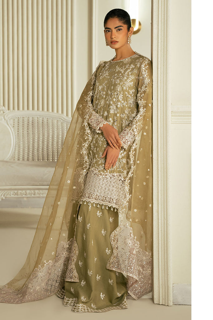 AZURE PEARL-3PC SILK EMBROIDERED PRET