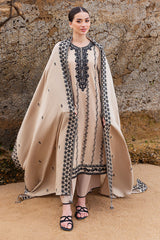 WOVEN GRACE-3PC SATIN EMBROIDERED SUIT