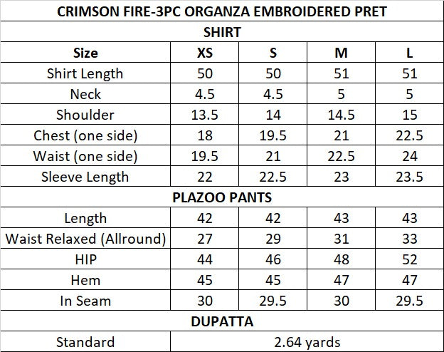 Size Guide